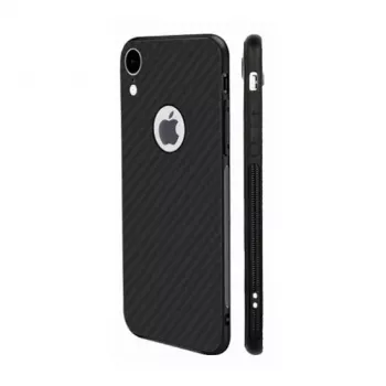 Custodia opaca in carbonio GreenGo Apple iPhone XR (6.1) nero