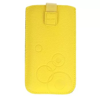 iLike Universal Leather Pocket Case XL giallo