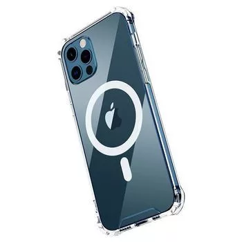 Tel Protect Apple iPhone 12 Pro Max MagSilicone Case trasparente