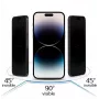iLike Apple iPhone 16 Pro Max Pellicola protettiva in vetro temperato privacy nero