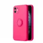 iLike Custodia in silicone con anello per Xiaomi Redmi 9C / 10A - rosa