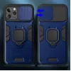 iLike Apple iPhone 14 Pro Max Ring Lens Case Blu