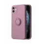 iLike Apple iPhone 14 Pro Cover in Silicone Ring Viola