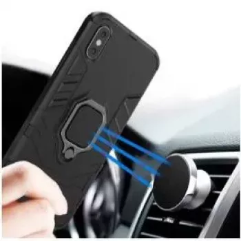 iLike Samsung Galaxy A14 Custodia Ring Armor nero