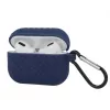 iLike Apple AirPods 3 con cover con gancio Navy Blue