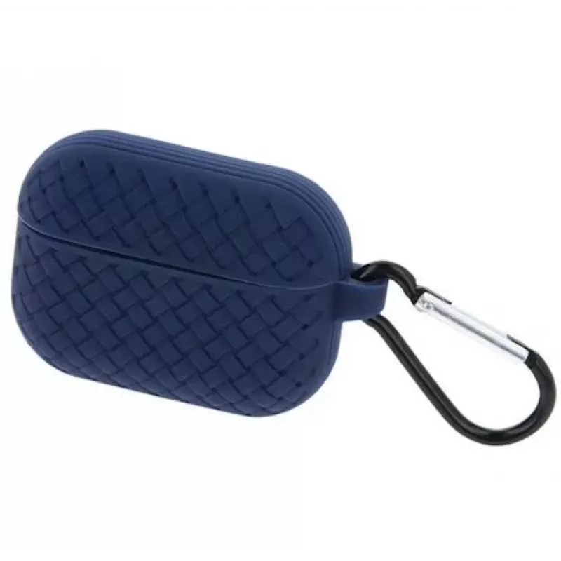 iLike Apple AirPods 3 con cover con gancio Navy Blue