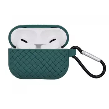 iLike Braided Silicone Case per Apple AirPods 1ª e 2ª generazione - verde