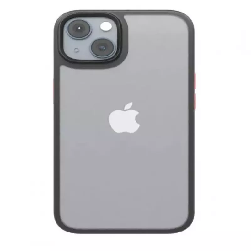 iLike Apple Custodia Satin Matt per iPhone 14 6,1 inch - nero