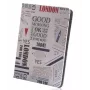 iLike Custodia Newspaper per tablet 9-10 pollici - Custodia universale a libro con supporto, pelle PU, stampa giornale
