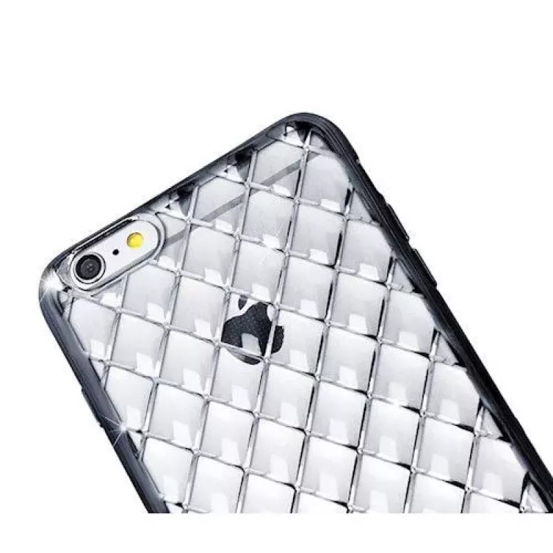 GreenGo Apple iPhone 7 Plus Grid Case argento