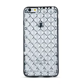 GreenGo Apple iPhone 7 Plus Grid Case argento