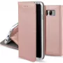 GreenGo Smart Magnet Wallet Case per LG Q6 - oro rosa