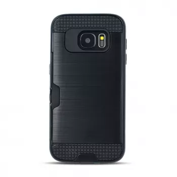 GreenGo Samsung Galaxy S8 Defender Card Case Nero