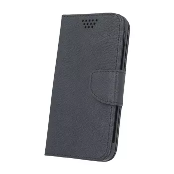 GreenGo Custodia in Silicone Fancy Smart Universale 5.5 Nero