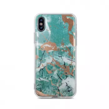 iLike Apple iPhone X / iPhone XS Marmur Case verde