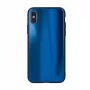 iLike Apple iPhone XR Aurora Glass Case blu scuro