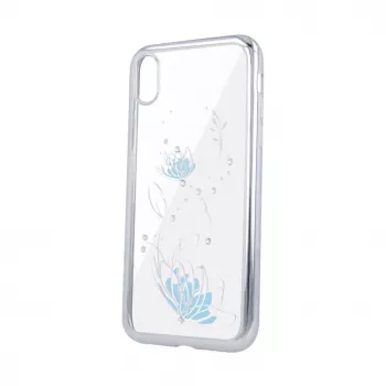 iLike Apple iPhone X / iPhone XS Lotus Case argento