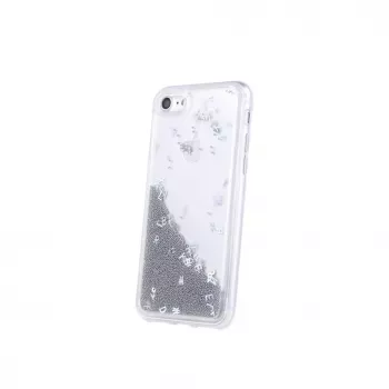 iLike Apple iPhone 11 Pro Liquid Letters TPU custodia argento