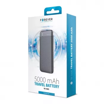 Forever power bank TB-100S 5000 mAh nero
