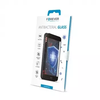 Forever Apple iPhone XR/11 vetro temperato antibatterico pellicola protettiva nera