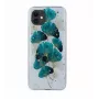 iLike Gold Glam Case per iPhone 11 con motivo a foglie