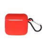 iLike Apple Custodia per AirPods 3 con gancio rosso