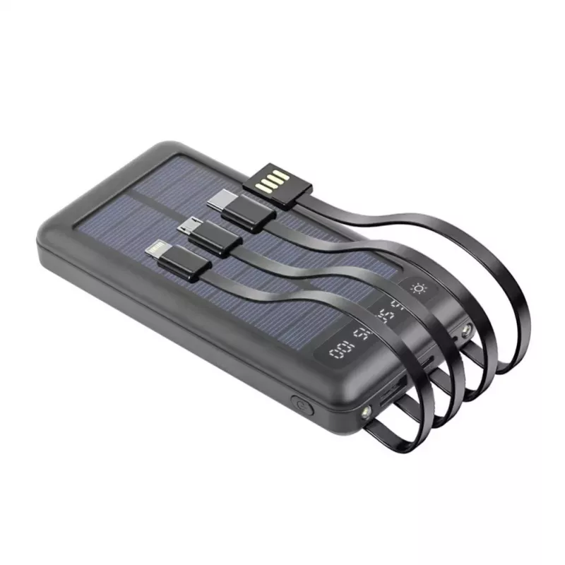 Setty power bank solare SLR-100 10000 mAh nero