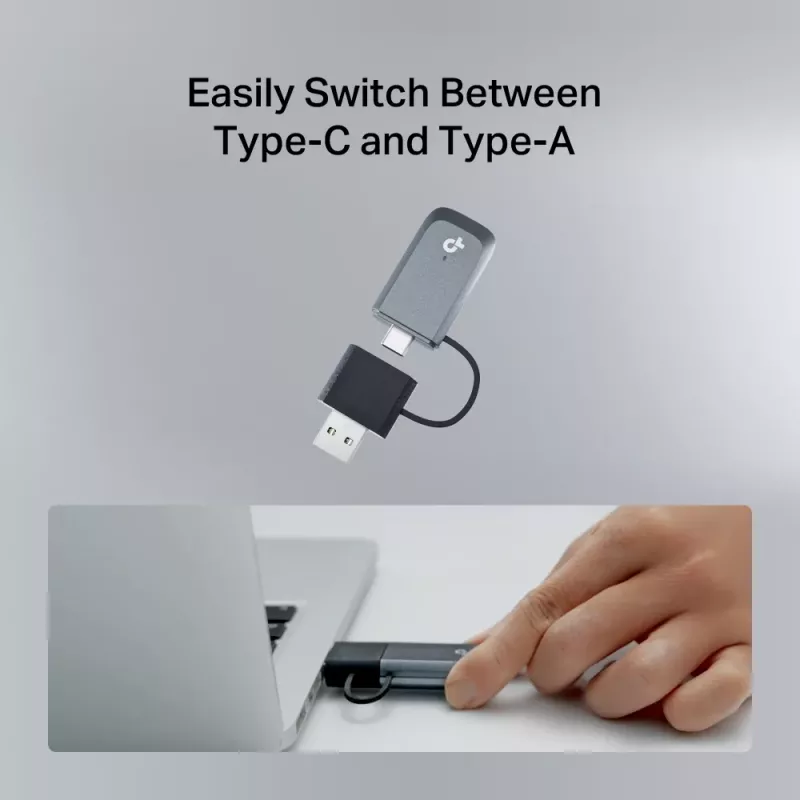 Adattatore USB wireless mini TP-Link Archer TBE230U BE3600 Dual Band Wi-Fi 7