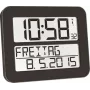 TFA TIMELINE MAX orologio da parete radiocontrollato digitale 60.4512.01 nero