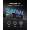 ICY BOX IB-PS2401 Diamond Charge 2401 stazione di ricarica GaN con display LCD, 240 W