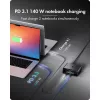 ICY BOX IB-PS2401 Diamond Charge 2401 stazione di ricarica GaN con display LCD, 240 W