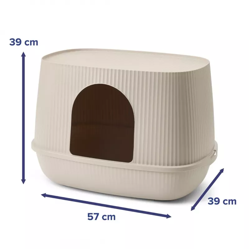 SAVIC Moona lettiera per gatti moka 57x39x39 cm