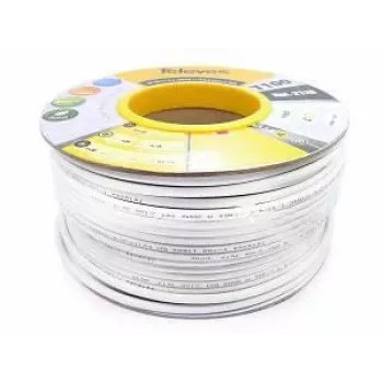 Televes T-100 cavo coassiale PVC Eca classe A - 100 m, bianco