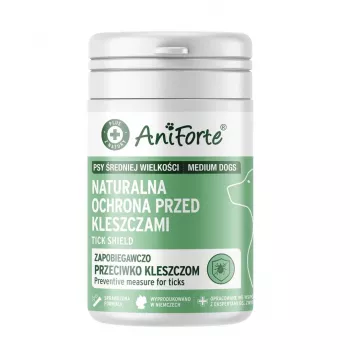 ANF ANIFORTE Tick Shield Medium Breeds - integratore alimentare per cani - 60 compresse