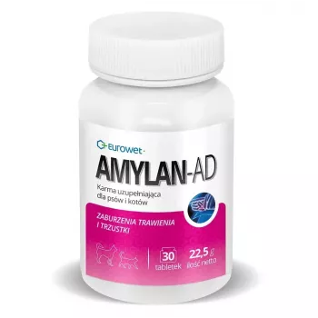 EUROWET Amylan-Ad integratore alimentare per cani e gatti - 30 compresse