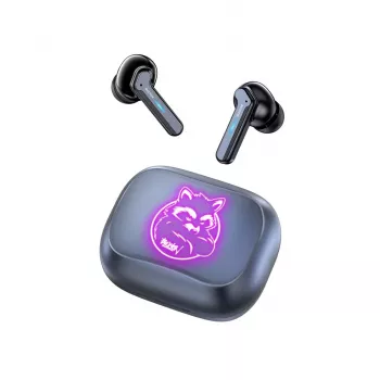 BXT Buxton BTW 8200 Racoon - cuffie in-ear wireless con custodia di ricarica, bianco
