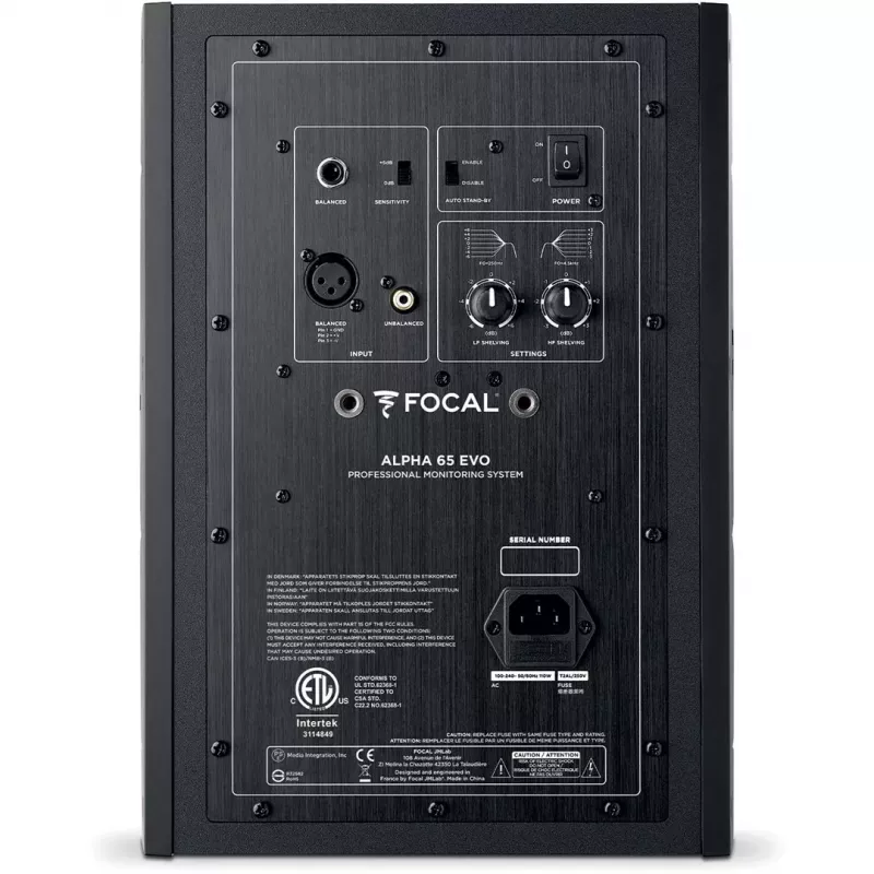 FOCAL Alpha Evo 65 monitor da studio attivo a 2 vie