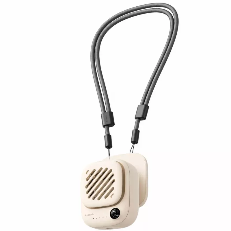 AEL Aecooly Click 01 Mini Ventilatore da collo portatile - beige