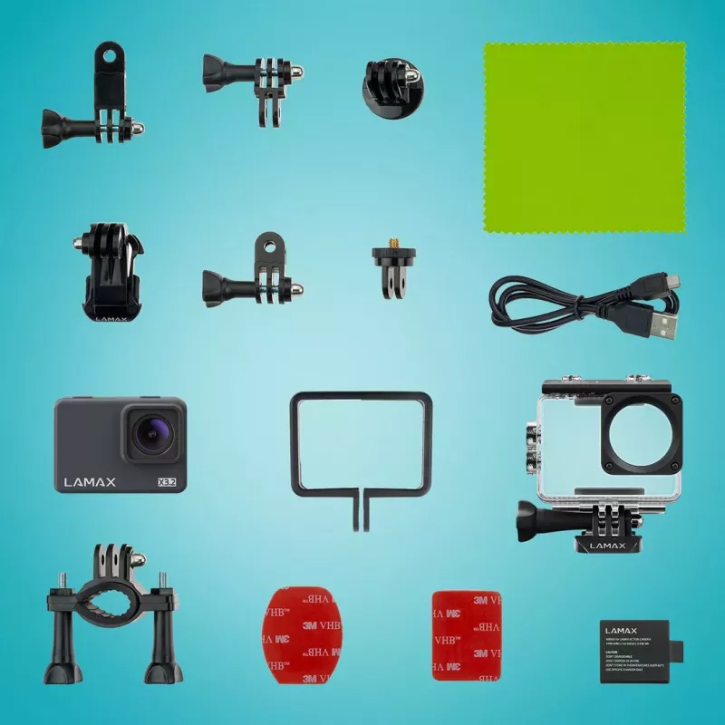 LAMAX X3.2 action camera, 4K, 2", Wi-Fi, 12 MP