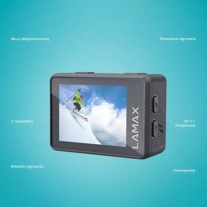 LAMAX X3.2 action camera, 4K, 2", Wi-Fi, 12 MP