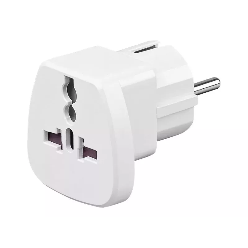 Goobay adattatore da viaggio mondo - Europa, bianco (94026)