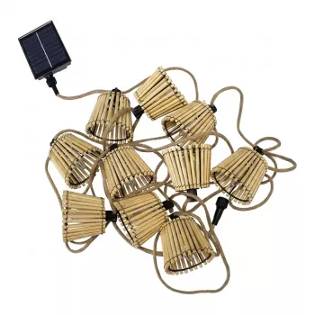 NewGarden OKINAWA catena luminosa LED solare 8m 80 LED bianco caldo 3000K IP44