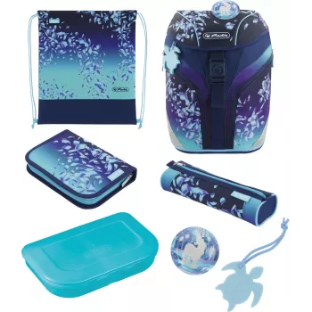 Herlitz SoftLight Plus Greenline zaino scolastico per la scuola primaria, Blue Ice