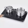 SEVERIN DK 1027 piano cottura a induzione doppio, nero opaco