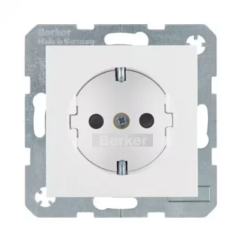 Berker 4723 89 89 presa Schuko bianco polare