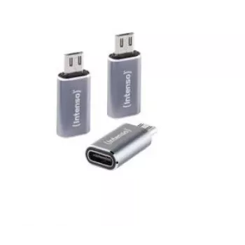 Intenso Adattatore USB-C a Micro-USB C480M, nero, 480 Mbit/s