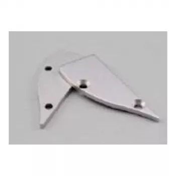 Synergy 21 tappo terminale per profilo a U in alluminio ALU062 grigio argento