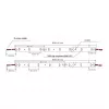Synergy 21 striscia LED flex 3528 - 60 NW DC12V 12W IP20