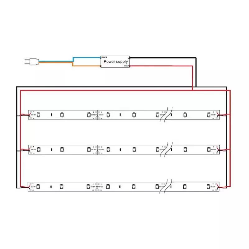 Synergy 21 striscia LED flex 3528 - 60 NW DC12V 12W IP20