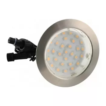 SYNERGY21 Faretto da incasso a terra LED ARGOS ROUND In-G-D IP67 bianco caldo
